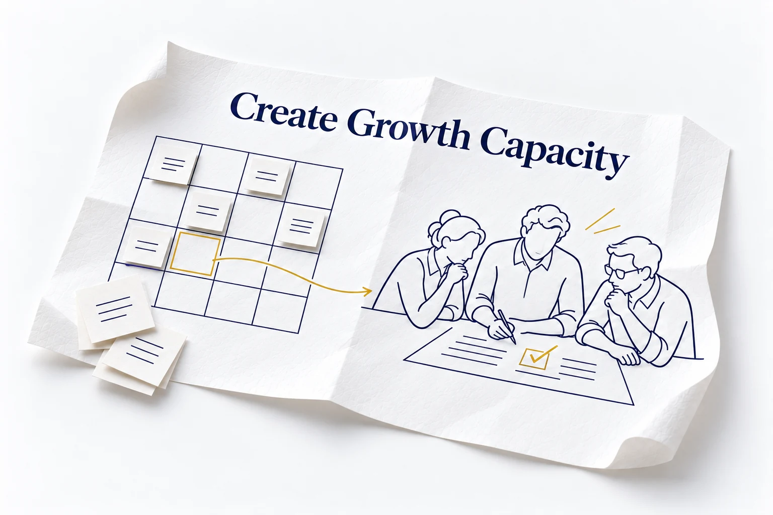 Time released from repeated tasks creates capacity for people to focus on growth.